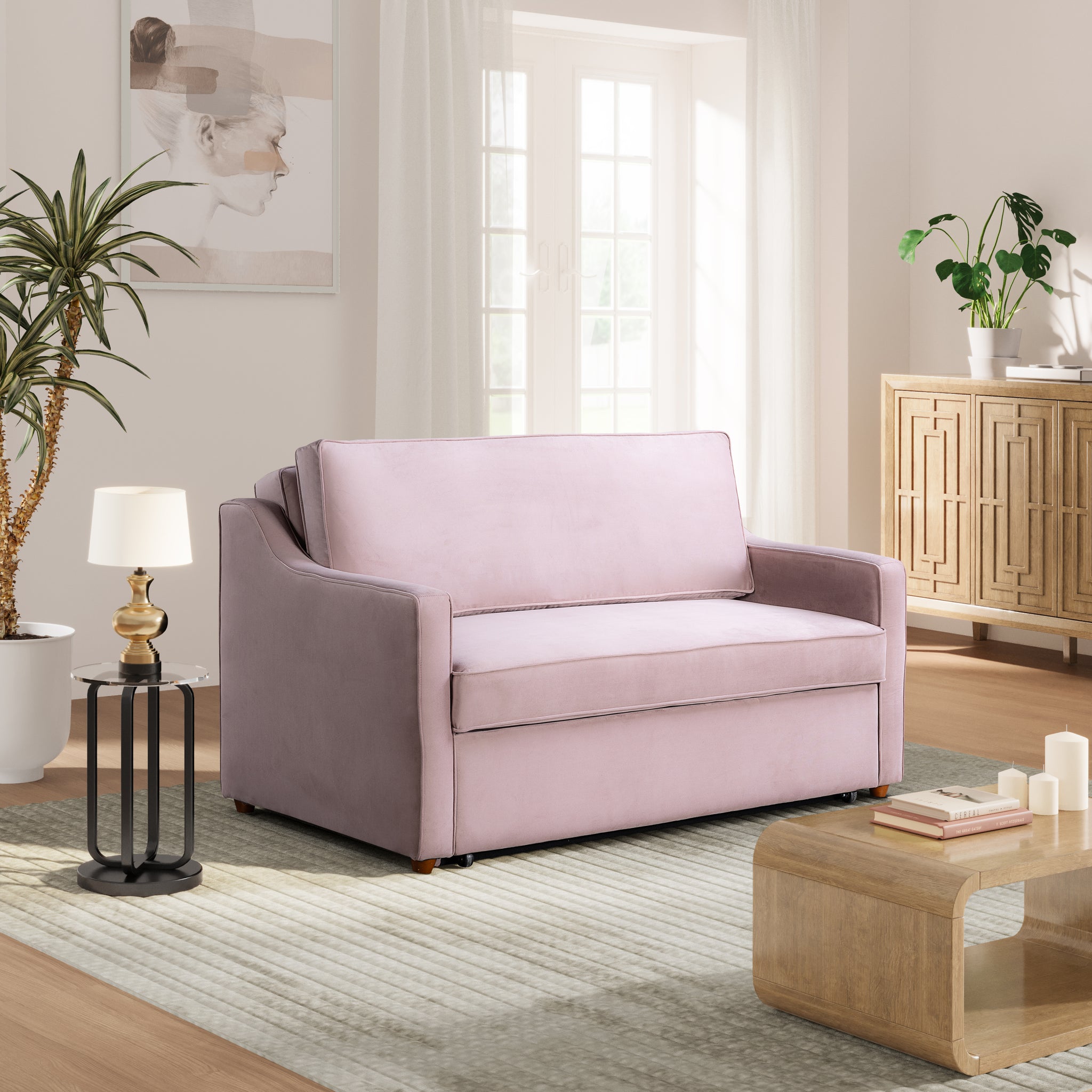 Delmar Convertible Loveseat – Lifestyle Solutions