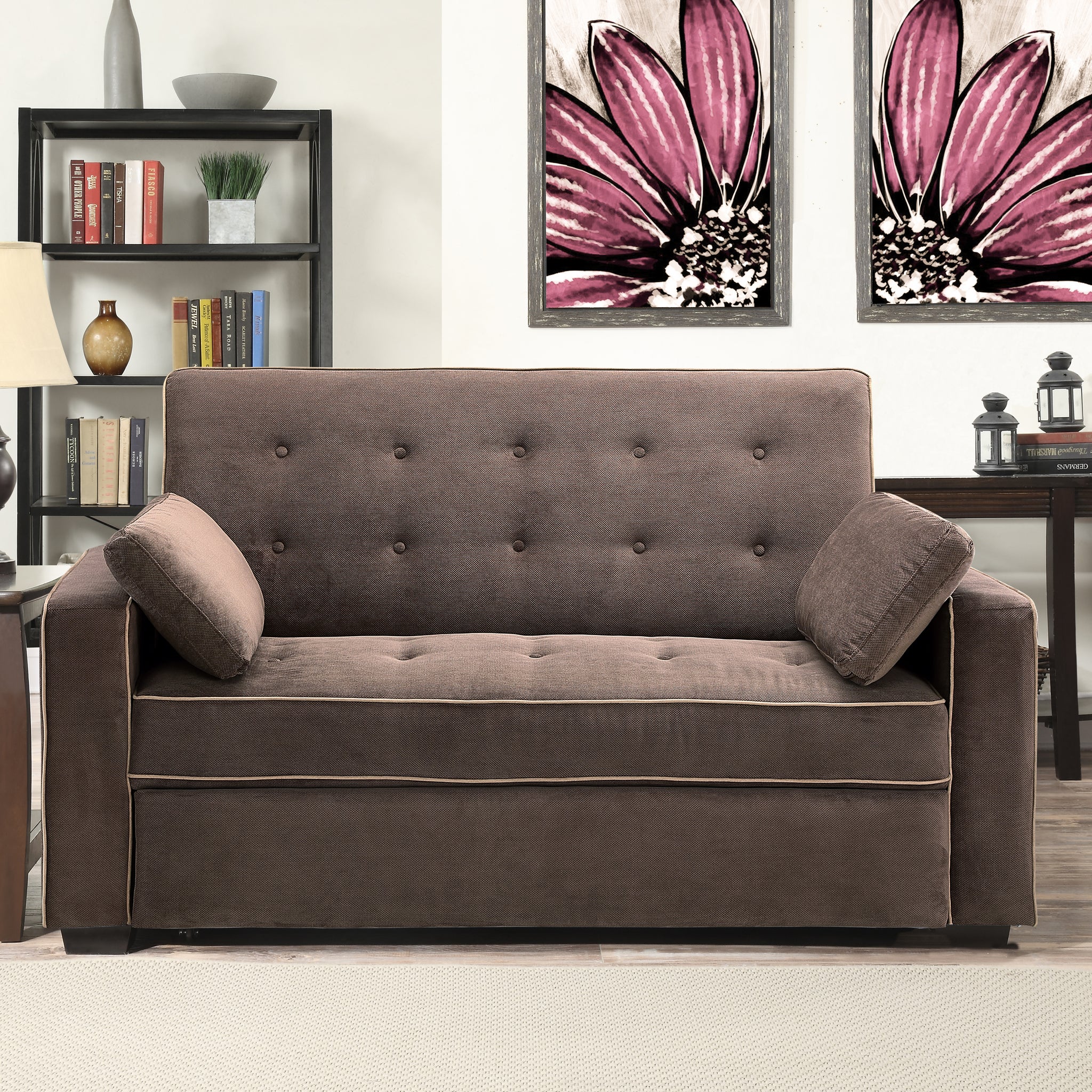 Augustine Full Convertible Loveseat Lifestyle Solutions